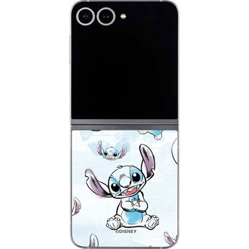 Disney Lilo and Stitch Pattern Galaxy Z Flip6 Skin