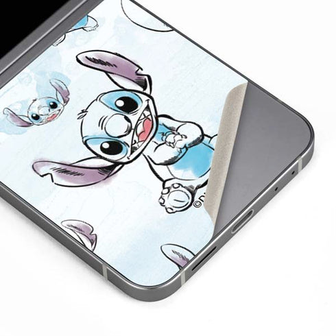 Disney Lilo and Stitch Pattern Galaxy Z Flip6 Skin
