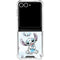Disney Lilo and Stitch Pattern Galaxy Z Flip7 Clear Case