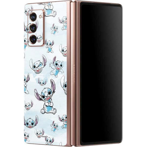 Disney Lilo and Stitch Pattern Galaxy Z Fold2 5G Skin