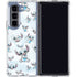 Disney Lilo and Stitch Pattern Galaxy Z Fold5 5G Clear Case