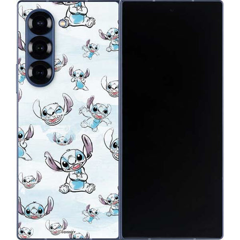 Disney Lilo and Stitch Pattern Galaxy Z Fold6 Skin
