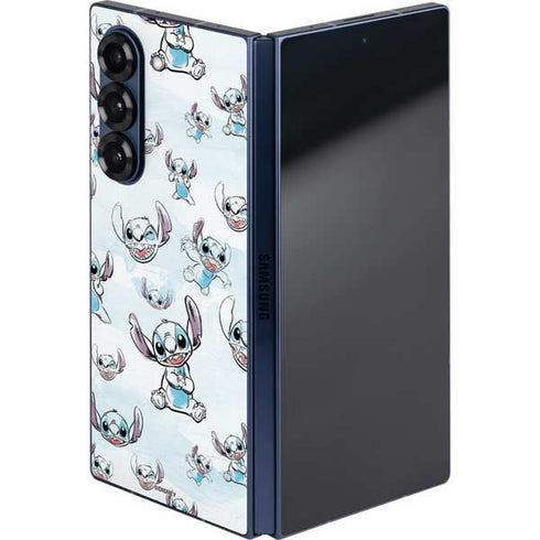 Disney Lilo and Stitch Pattern Galaxy Z Fold6 Skin