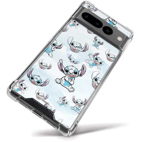Disney Lilo and Stitch Pattern Google Pixel 7 Pro Clear Case