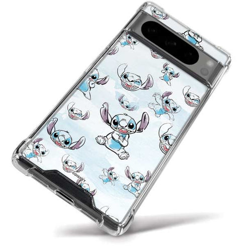 Disney Lilo and Stitch Pattern Google Pixel 8 Pro Clear Case