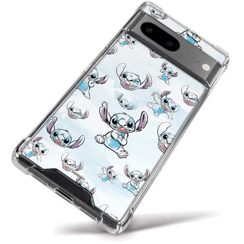 Disney Lilo and Stitch Pattern Google Pixel 8a Clear Case