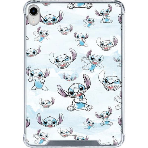 Disney Lilo and Stitch Pattern iPad 11th Gen (2025) Clear Case