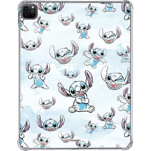 Disney Lilo and Stitch Pattern iPad Pro 11in (2024) Clear Case
