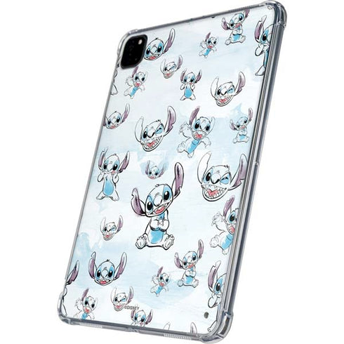 Disney Lilo and Stitch Pattern iPad Pro 11in (2024) Clear Case
