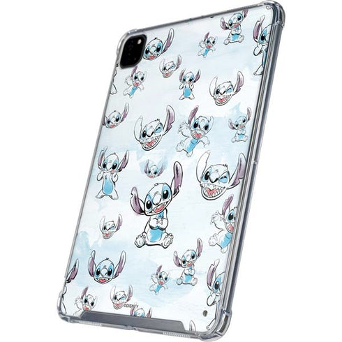Disney Lilo and Stitch Pattern iPad Pro 12.9in (2020) Clear Case