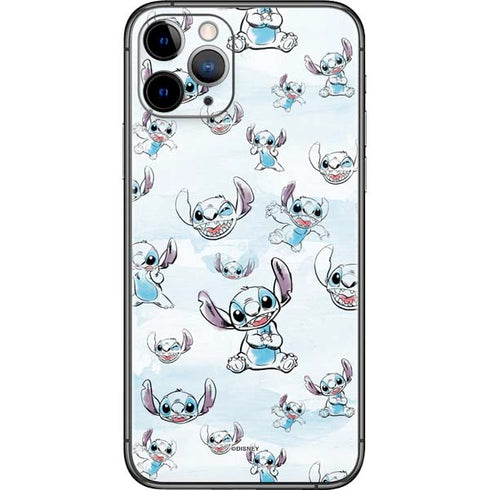 Disney Lilo and Stitch Pattern iPhone 11 Pro Skin