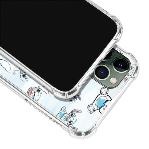 Disney Lilo and Stitch Pattern iPhone 12 Pro Clear Case