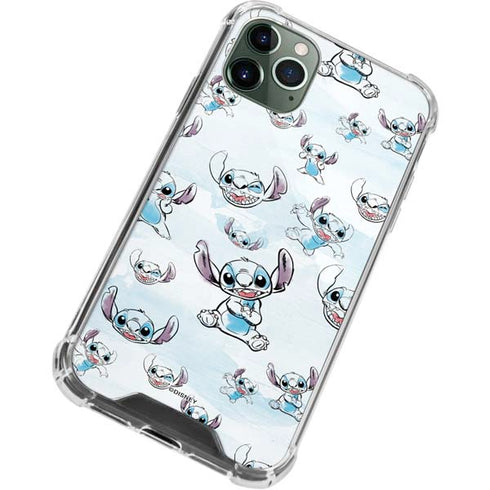 Disney Lilo and Stitch Pattern iPhone 12 Pro Clear Case