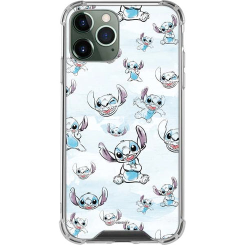 Disney Lilo and Stitch Pattern iPhone 12 Pro Max Clear Case