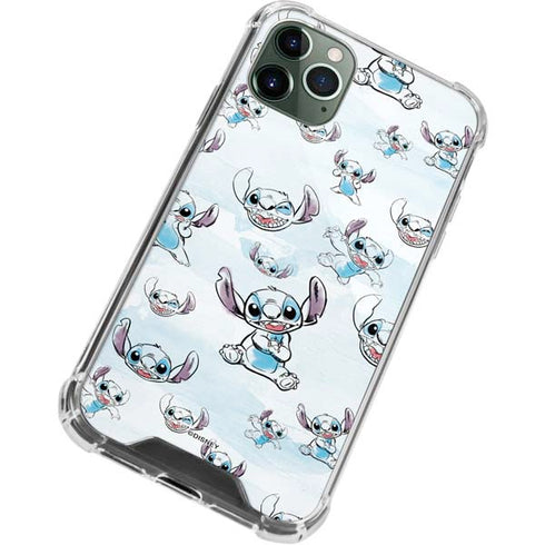 Disney Lilo and Stitch Pattern iPhone 12 Pro Max Clear Case