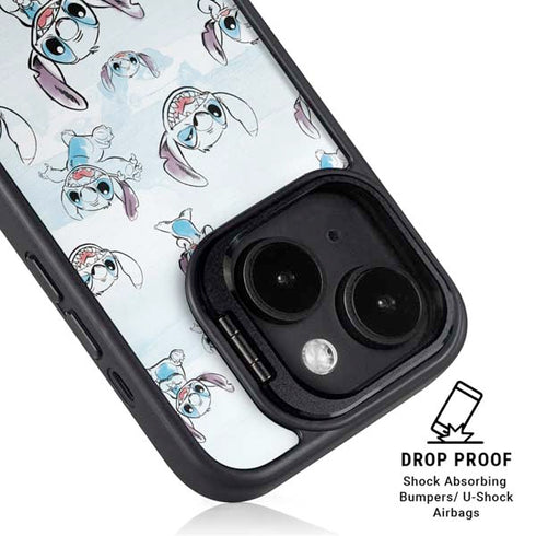 Disney Lilo and Stitch Pattern iPhone 13 Kickstand Case
