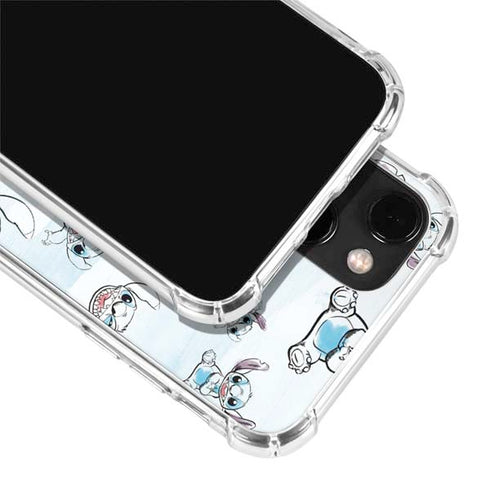 Disney Lilo and Stitch Pattern iPhone 13 Mini Clear Case