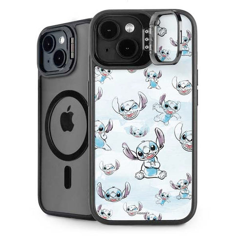 Disney Lilo and Stitch Pattern iPhone 14 Kickstand Case