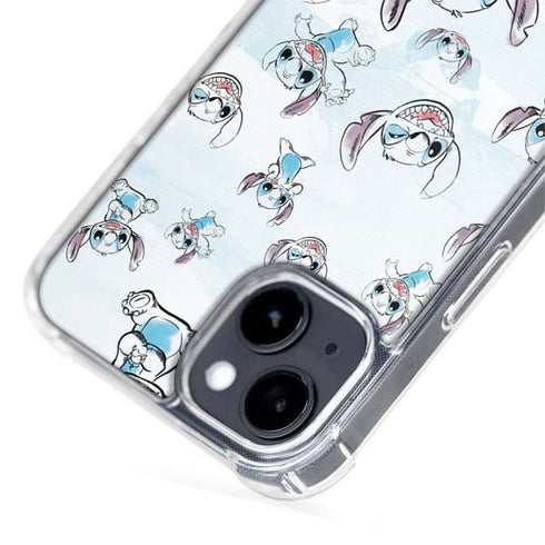Disney Lilo and Stitch Pattern iPhone 14 Plus MagSafe Case