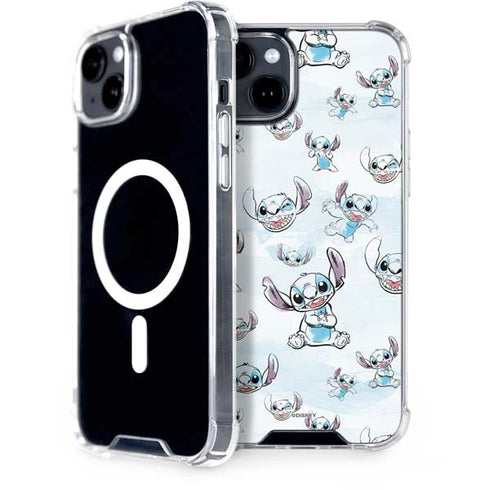 Disney Lilo and Stitch Pattern iPhone 15 MagSafe Case