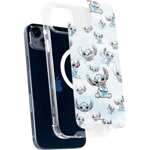 Disney Lilo and Stitch Pattern iPhone 15 MagSafe Case