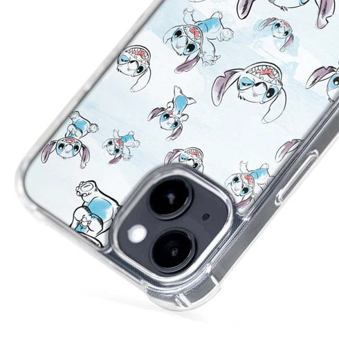Disney Lilo and Stitch Pattern iPhone 15 MagSafe Case