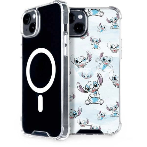 Disney Lilo and Stitch Pattern iPhone 15 Plus MagSafe Case