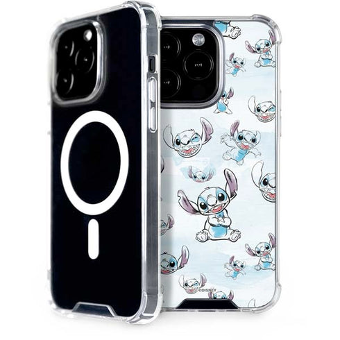 Disney Lilo and Stitch Pattern iPhone 15 Pro MagSafe Case