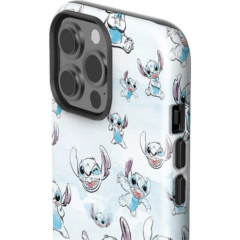Disney Lilo and Stitch Pattern iPhone 15 Pro Max Impact Case