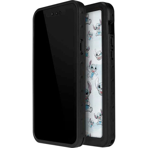 Disney Lilo and Stitch Pattern iPhone 15 Pro Waterproof Case