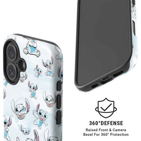 Disney Lilo and Stitch Pattern iPhone 16 Magsafe Impact Case