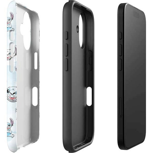Disney Lilo and Stitch Pattern iPhone 16 Plus Impact Case