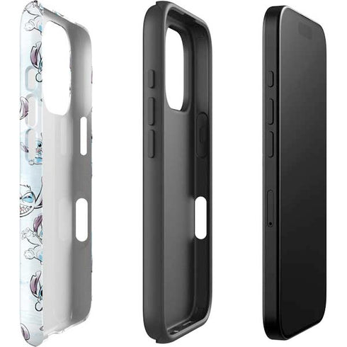 Disney Lilo and Stitch Pattern iPhone 16 Pro Impact Case