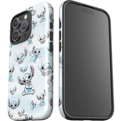 Disney Lilo and Stitch Pattern iPhone 16 Pro Impact Case