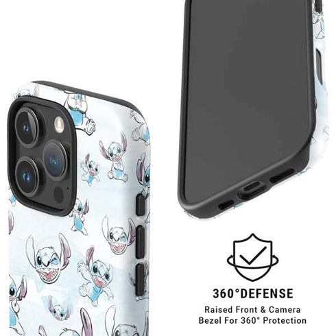 Disney Lilo and Stitch Pattern iPhone 16 Pro Magsafe Impact Case