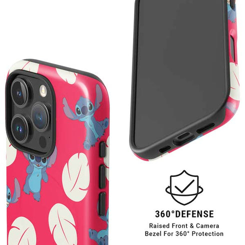Disney Lilo and Stitch Character Pattern iPhone 16 Pro Magsafe Impact Case