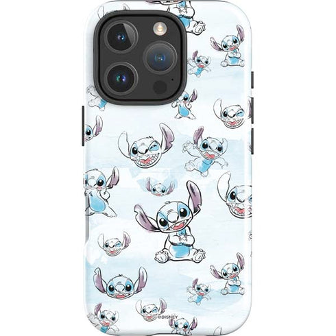 Disney Lilo and Stitch Pattern iPhone 16 Pro Max Impact Case