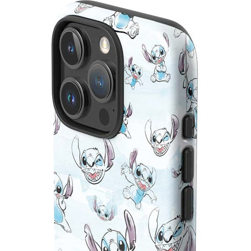 Disney Lilo and Stitch Pattern iPhone 16 Pro Max Impact Case