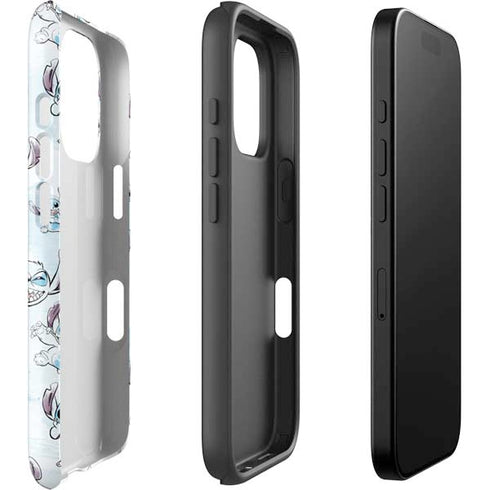 Disney Lilo and Stitch Pattern iPhone 16 Pro Max Impact Case