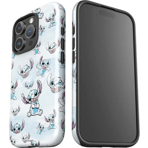 Disney Lilo and Stitch Pattern iPhone 16 Pro Max Impact Case