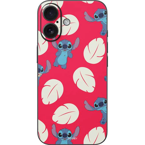 Disney Lilo and Stitch Character Pattern iPhone 16 Skin
