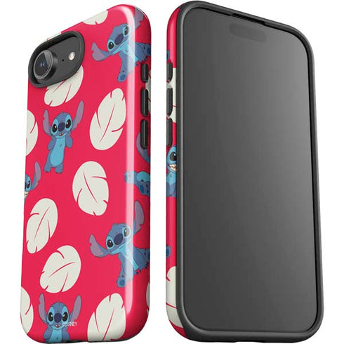 Disney Lilo and Stitch Character Pattern iPhone 16e Impact Case
