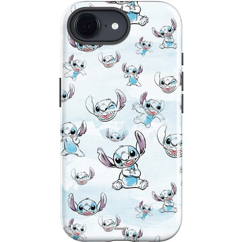 Disney Lilo and Stitch Pattern iPhone 16e Impact Case