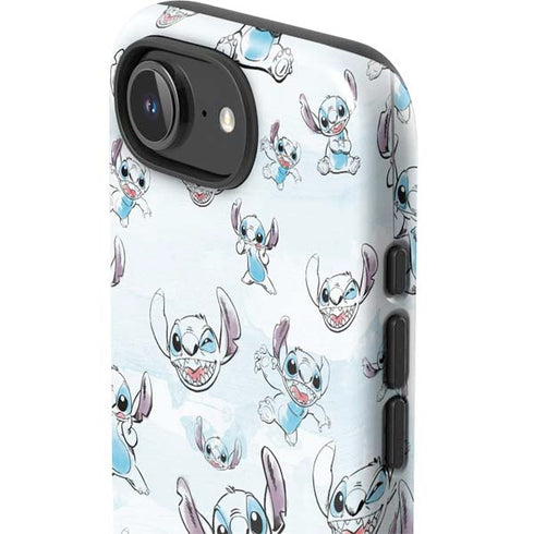Disney Lilo and Stitch Pattern iPhone 16e Impact Case