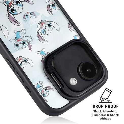 Disney Lilo and Stitch Pattern iPhone 16e Kickstand Case