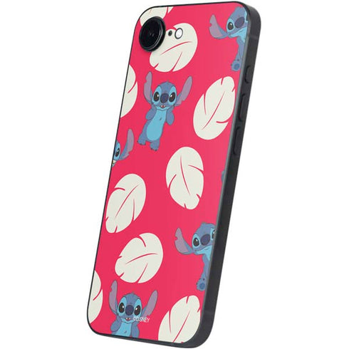 Disney Lilo and Stitch Character Pattern iPhone 16e Skin