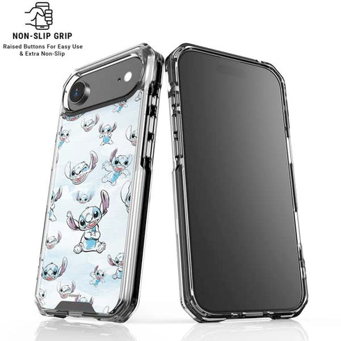 Disney Lilo and Stitch Pattern iPhone 17 Air Clear Case