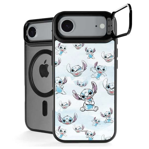 Disney Lilo and Stitch Pattern iPhone 17 Air Kickstand Case