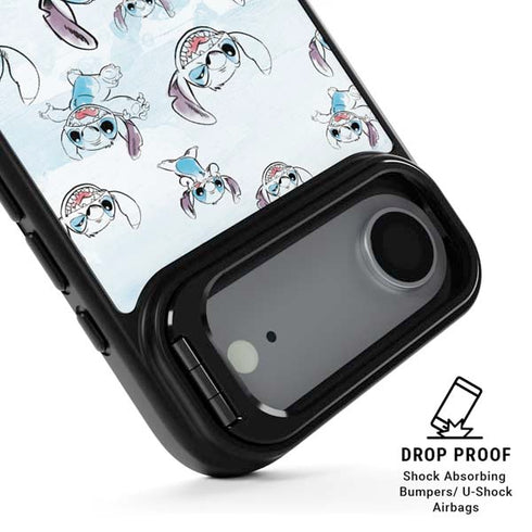 Disney Lilo and Stitch Pattern iPhone 17 Air Kickstand Case