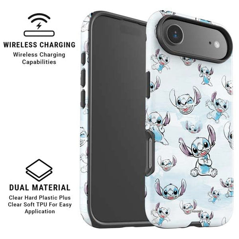 Disney Lilo and Stitch Pattern iPhone 17 Air Magsafe Impact Case
